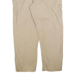 CARHARTT Mens Relaxed Beige Workwear Cotton Blend Trousers W42 L34 Zip Closure