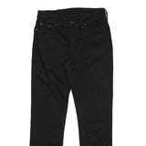 LEVI'S 511 Mens Regular Black Skinny Denim Medium W30 L29 Cotton Blend Button