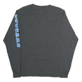 CHAMPION Mens Grey Cal State San Marcos Graphic T-Shirt M Long Sleeve Crew Neck