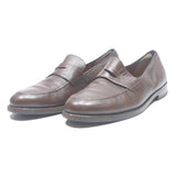 FRATELLI ROSSETTI Mens Classic Leather Loafers Brown UK 6.5 Elegant Formal