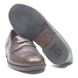 FRATELLI ROSSETTI Mens Classic Leather Loafers Brown UK 6.5 Elegant Formal