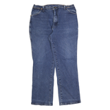 WRANGLER Mens Regular Blue Jeans Denim W34 L30 Classic Zip Pocket Comfortable
