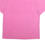 CHAMPION Mens Pink Graphic T-Shirt L Short Sleeve Crew Neck Cotton