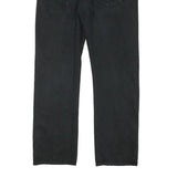 LEVI'S 501 Mens Black Regular Straight Denim Dark W34 L28 Button Fly Cotton