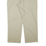 DICKIES Mens Cotton Blend Beige Regular Fit Straight Leg Trousers W40 L30