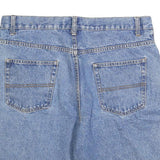 FADED GLORY Mens Blue Denim Relaxed Fit Shorts L W36 Cotton Blend Casual Summer
