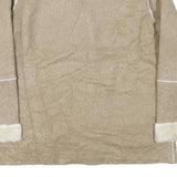 NORTHERN REFLECTIONS Womens Beige Paisley Button Jacket XL Polyester Blend