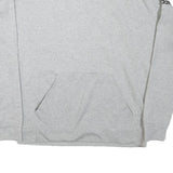 ADIDAS Mens Grey Cotton Blend Crew Neck Sweatshirt M Logo Sleeve Pocket Casual