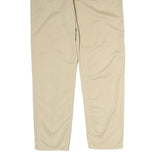 CALVIN KLEIN JEANS Mens Cotton Blend Beige Regular Fit Straight Trousers W38 L30