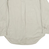 ALEXANDER JULIAN Mens Beige Cotton Shirt L Casual Button Pocket Long Sleeve
