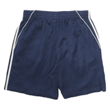 ADIDAS Mens Navy Blue Sports Shorts L W26 Polyester Blend Comfortable Fit