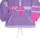 RODEO Womens Purple & Pink Colourblock Jacket M Polyester Blend Button Closure