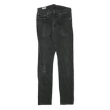 LEVI'S Mens Jeans Black Slim Skinny Denim Medium W28 L30 Stylish Comfort