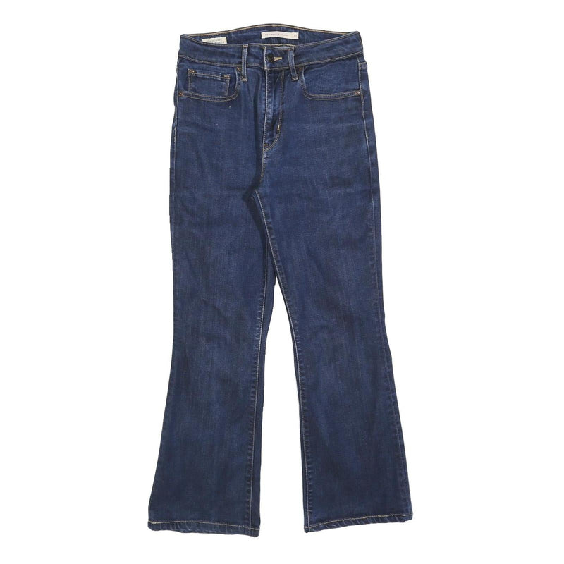 LEVI'S 725 Womens Jeans Blue Regular Flared Denim Medium W27 L26 Classic Zip