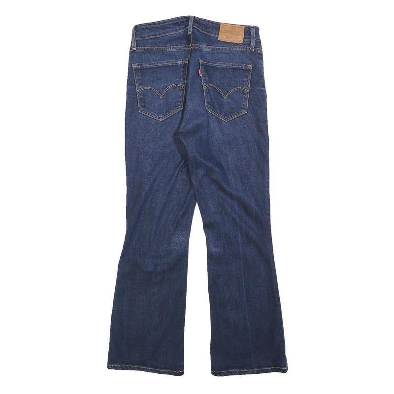 LEVI'S 725 Womens Jeans Blue Regular Flared Denim Medium W27 L26 Classic Zip