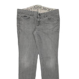 CALVIN KLEIN JEANS Womens Slim Grey Denim W34 L31 Zip Pockets Casual