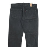 LEVI'S 501 Mens Regular Fit Blue Denim Jeans W37 L31 Button Closure Classic