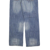 TAKE TWO Mens Regular Fit Straight Blue Denim Jeans W32 L32 Classic Cotton Blend