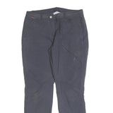 MAMMUT Womens Polyester Blend Navy Regular Fit Straight Trousers W32 L30 Outdoor