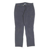 MAMMUT Womens Polyester Blend Navy Regular Fit Straight Trousers W32 L30 Outdoor