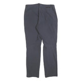 MAMMUT Womens Polyester Blend Navy Regular Fit Straight Trousers W32 L30 Outdoor