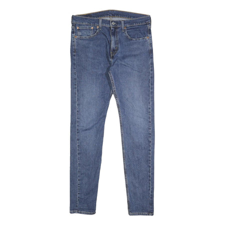 LEVI'S 512 LO-BALL Mens Jeans Blue Slim Skinny Denim Medium W33 L33 Stylish Zip