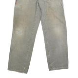 DICKIES Mens Regular Fit Straight Jeans Cotton Blend Zip W33 L31 Workwear