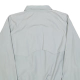 Mens Grey Cotton Blend Casual Jacket M Zip Closure Plain Lightweight