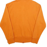 NIKE Mens Orange Boise State Zip Hoodie M Casual Cotton Blend