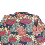 IMAGE Womens Multicoloured Patchwork Print Bomber Jacket XL Polyester Zip