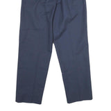 RED KAP Mens Polyester Blend Navy Regular Straight Trousers W30 L31 Workwear