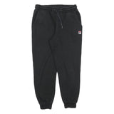 FILA Womens Joggers Black S W28 L26 Regular Fit Tapered Leg Cotton Blend