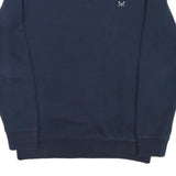CREW CLOTHING Mens Navy Blue Sweatshirt Crew Neck S Casual Pullover Cotton Blend