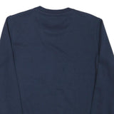 CREW CLOTHING Mens Navy Blue Sweatshirt Crew Neck S Casual Pullover Cotton Blend