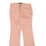 TRUE RELIGION Womens Regular Fit Flared Denim Light W30 L32 Pink Cotton Blend