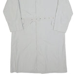 WESTBURY Mens White Classic Long Sleeve Button Cotton Blend Jacket L Plain