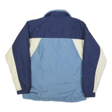 COLUMBIA Womens Blue & Cream Colourblock Polyester Blend Jacket L Outdoor