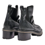 BERNARDO Chelsea Boots Black Leather Womens UK 6