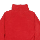 TOMMY HILFIGER Womens Red Patterned Jumper Roll Neck Basic Knit XL Casual