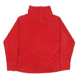 TOMMY HILFIGER Womens Red Patterned Jumper Roll Neck Basic Knit XL Casual