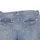 ANA Womens Denim Blue Casual Shorts XL W34 Button Closure Stylish