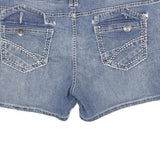 ANA Womens Denim Blue Casual Shorts XL W34 Button Closure Stylish