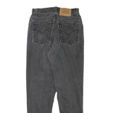 LEVI'S Womens Jeans Black Relaxed Tapered Denim Medium W26 L29 Classic Style