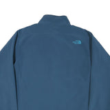 THE NORTH FACE Mens Blue XL Outdoor Jacket Polyester Blend Plain Zip Stand-Up