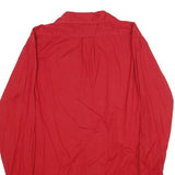 RALPH LAUREN POLO JEANS COMPANY Mens Red Shirt M Classic Cotton Long Sleeve