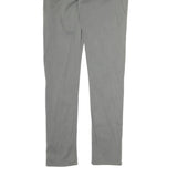 CALVIN KLEIN JEANS Womens Cotton Blend Grey Regular Straight Trousers W28 L31