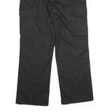 RED KAP Womens Black Polyester Blend Regular Cargo Trousers W31 L34 Workwear Zip