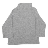 BANANA REPUBLIC Womens Grey Plain Pullover Jumper Crew Neck Basic Knit S