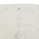 CARHARTT Mens Shorts Beige Relaxed Fit Workwear 2XL W46 Cotton Blend
