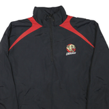 SPORT-TEK Mens Black & Red Cougar 1/4 Zip Polyester Blend XL Jacket Sportswear